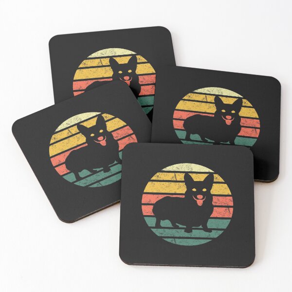 Item preview, Retro Vintage Corgi Silhouette designed and sold by EstelleStar.