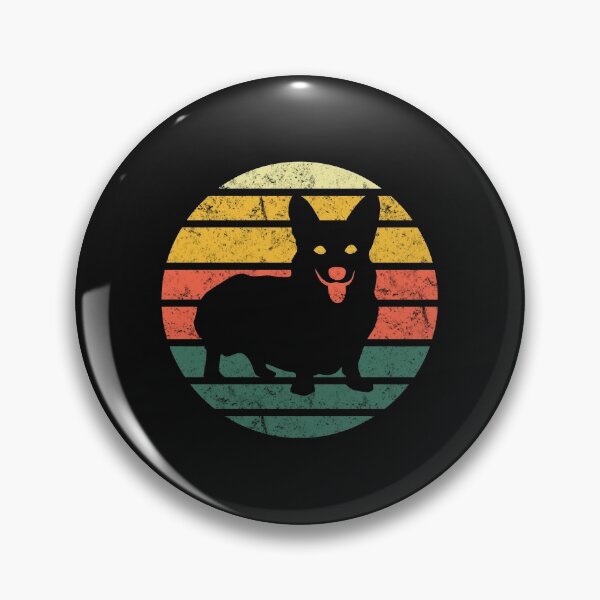 Item preview, Retro Vintage Corgi Silhouette designed and sold by EstelleStar.