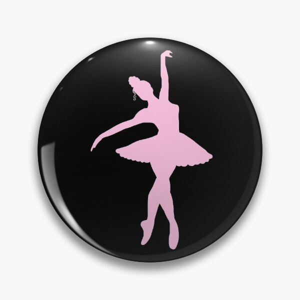 Artikelvorschau, Rosa Ballerina-Silhouette entworfen und verkauft von Deborah Camp.