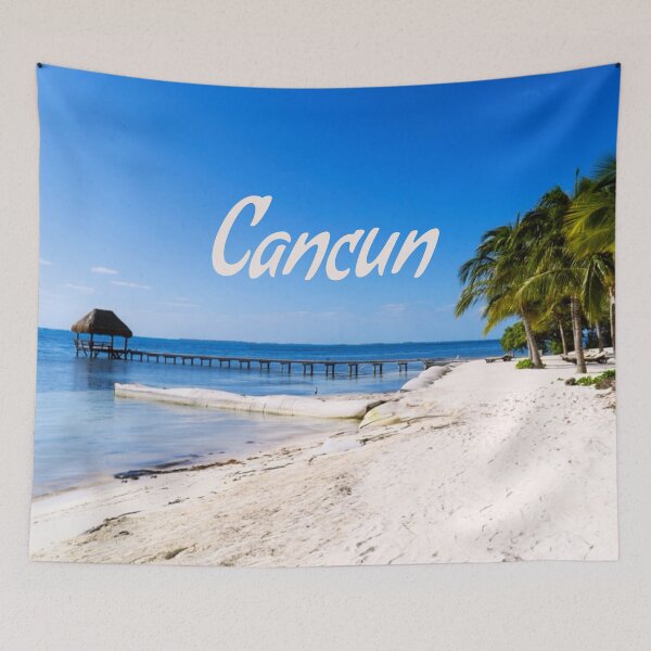 Item preview, Cancun Mexico Beach Ocean Blue Sky designed and sold by mwagie.