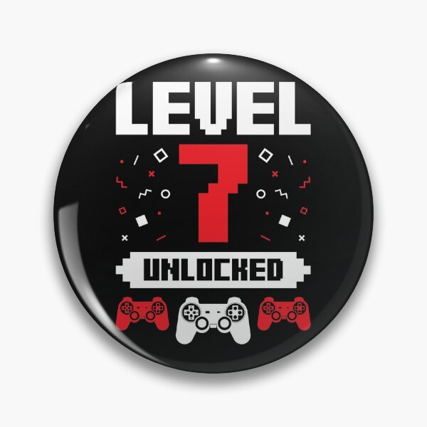 Item preview, Video Gaming Birthday 7 Year Old Gamer Gift Level 7 Unlocked designed and sold by EstelleStar.