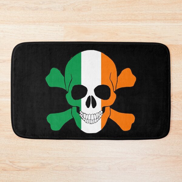 Item preview, Ireland Flag Skull And Crossbones designed and sold by Atteestude.