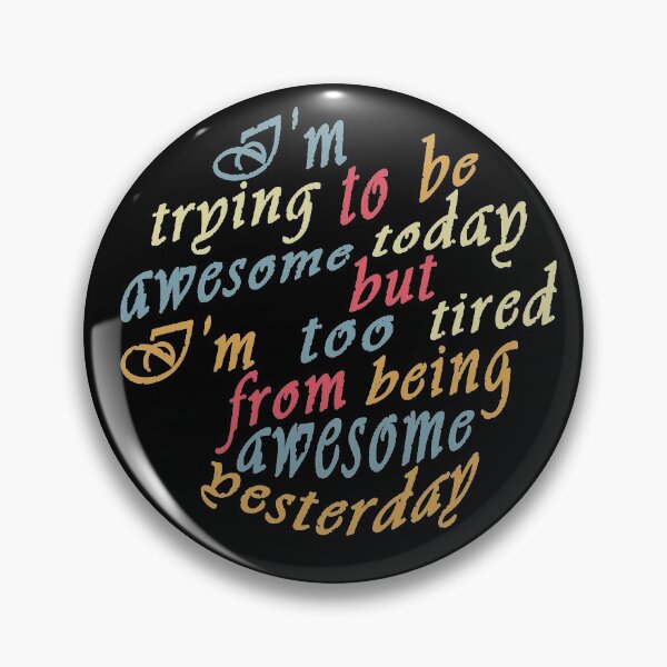 Item preview, Trying to be awesome! designed and sold by Mad Monkey Shop.