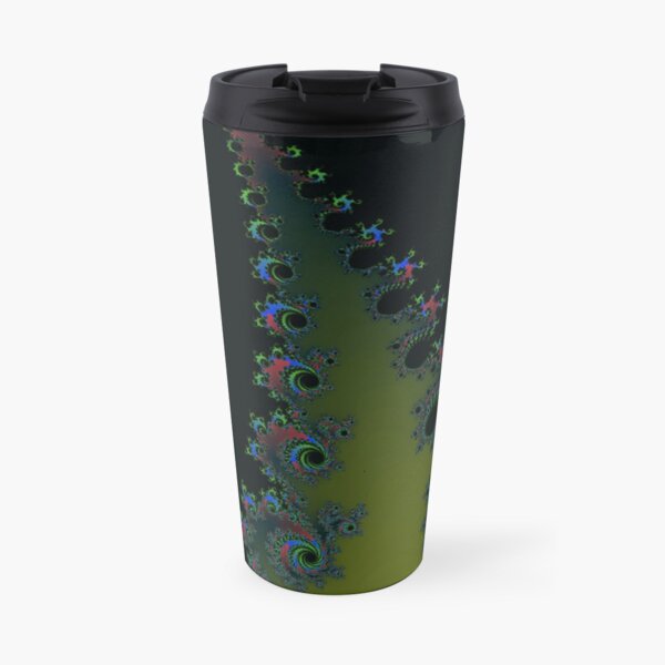 Fractal Art 7 designed and created by (c) Janet Watson Art Travel Mug