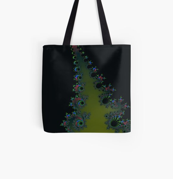 Fractal Art 7 designed and created by (c) Janet Watson Art All Over Print Tote Bag