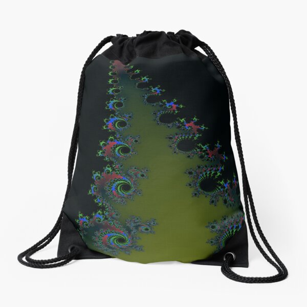 Fractal Art 7 designed and created by (c) Janet Watson Art Drawstring Bag