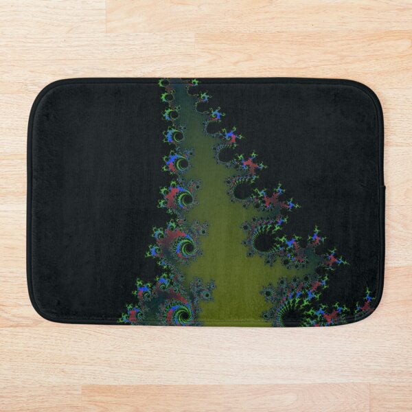 Fractal Art 7 designed and created by (c) Janet Watson Art Bath Mat
