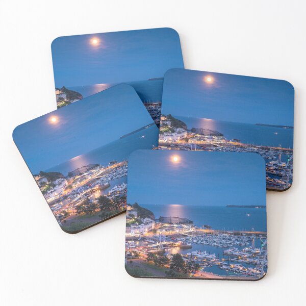 Item preview, Torquay Harbour By Moonlight designed and sold by devonscenic.