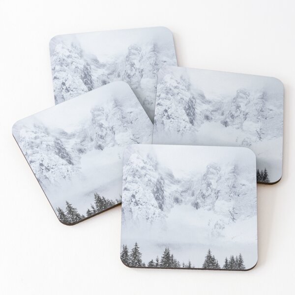 Item preview, Snowy mountains and spruce forest designed and sold by Patrik Lovrin.