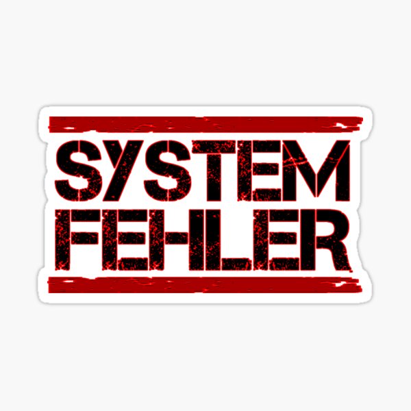 Item preview, System error black designed and sold by frankuffmann.