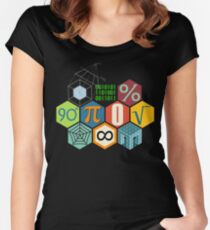 MATH! Women's Fitted Scoop T-Shirt