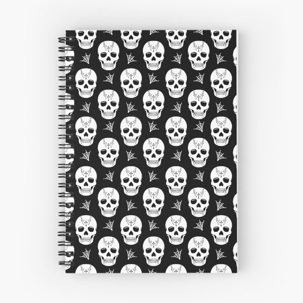 Item preview, Sugar Skull Pattern • Black And White •  designed and sold by Rike Mayer.