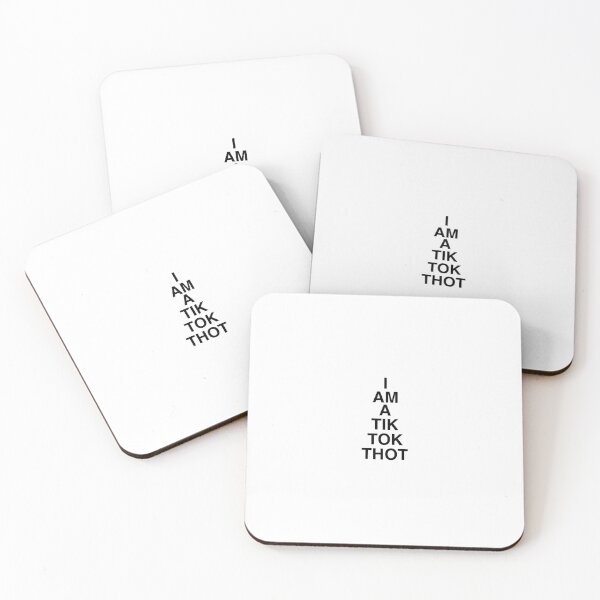 Item preview, I am a tik tok thot - funny meme  designed and sold by StickerShed.