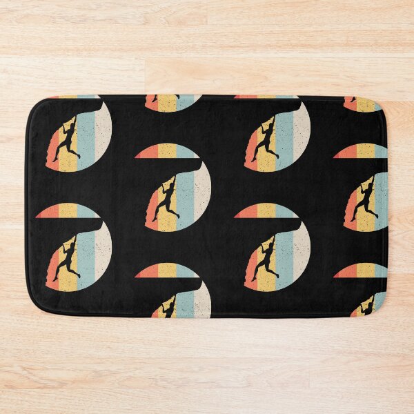 Item preview, Retro Vintage Sunset Rock Climber Climbing designed and sold by EstelleStar.