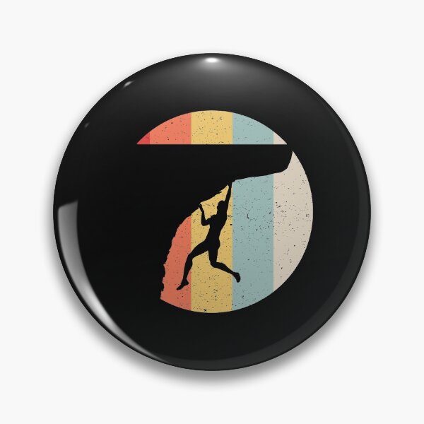 Item preview, Retro Vintage Sunset Rock Climber Climbing designed and sold by EstelleStar.