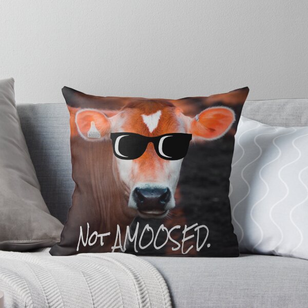 Item preview, Cow in Sunglasses Not aMOOsed Cute Funny designed and sold by mwagie.