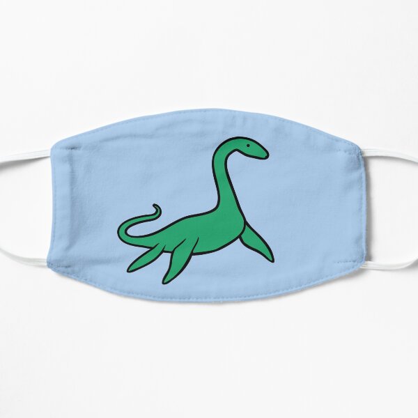 Cute Plesiosaur Flat Mask