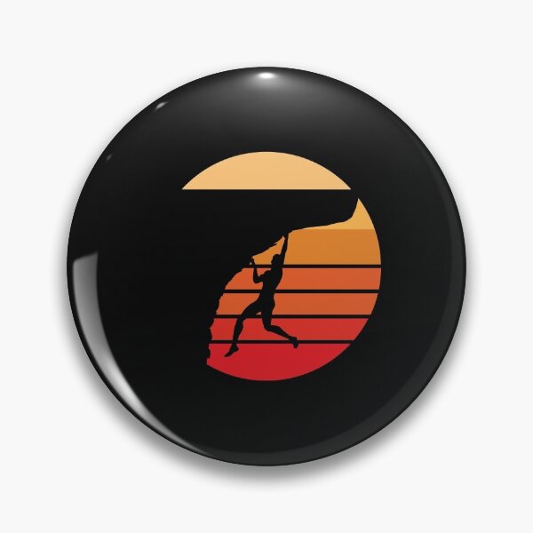 Item preview, Retro Climbing, Sunset Rock Climber designed and sold by EstelleStar.