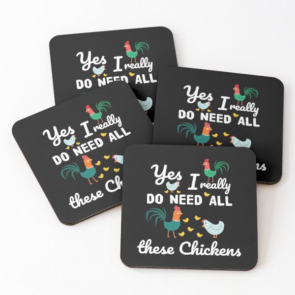 Item preview, Yes I Really Do Need All These Chickens designed and sold by EstelleStar.