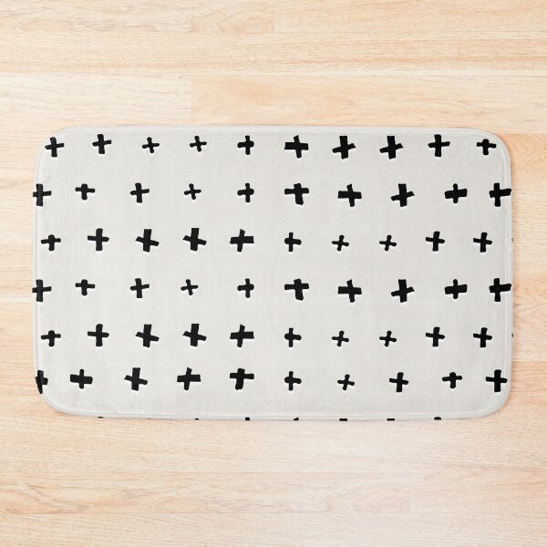 Item preview, Positive, Plus, Black and White, Abstract Pattern, Scandi Print designed and sold by KookiePixel.