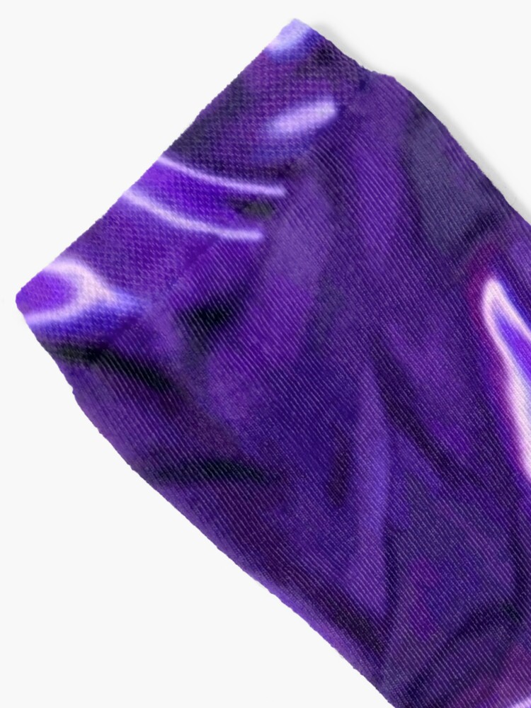 Ultra Violet Satin Material Leggings by taiche