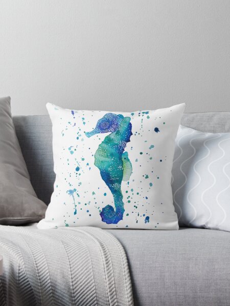 Artikel-Vorschau von Aquarell Seepferdchen, designt und verkauft von DiBeauteous.
