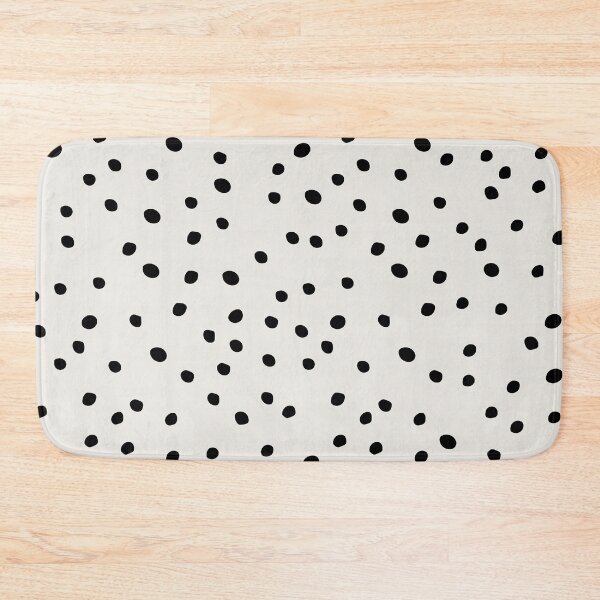 Item preview, Preppy Spots, Black and White, Minimal, Polka Dot Print designed and sold by KookiePixel.