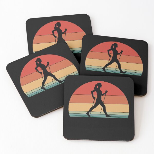 Item preview, Nordic Walking Retro Sunset designed and sold by playloud.