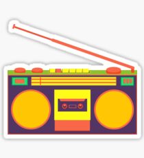 boombox - old cassette - Devices Sticker