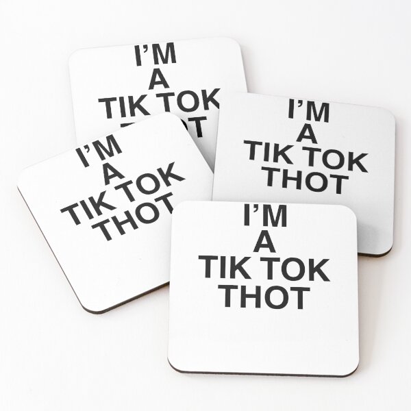 Item preview, I’m a tik tok thot - funny meme  designed and sold by StickerShed.