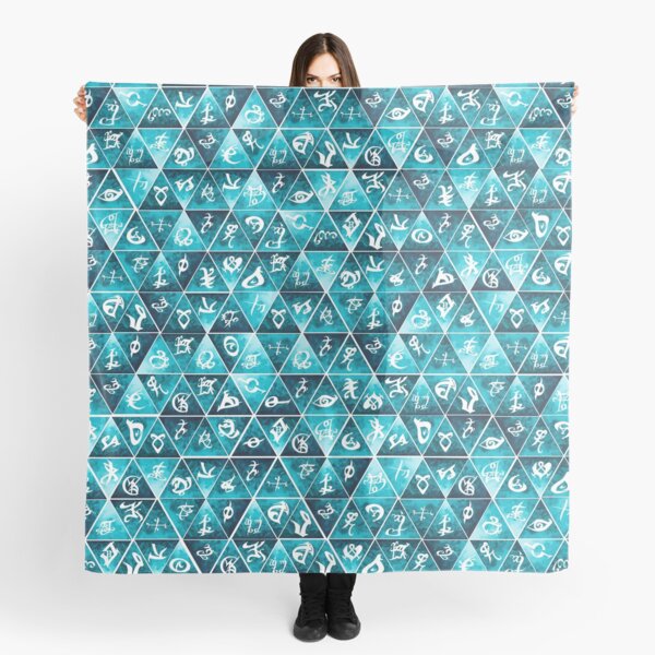 Shadowhunters Runes Mosaic Scarf