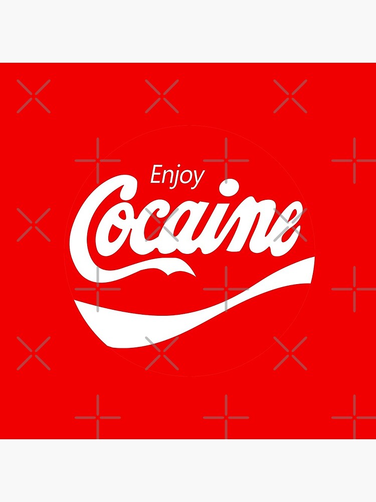 Thumbnail 3 of 3, Pin, enjoy coke(aine) designed and sold by lucasbecker.