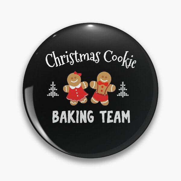 Item preview, Christmas cookie baking team funny gingerbread man and lady in red dress  designed and sold by alenaz.