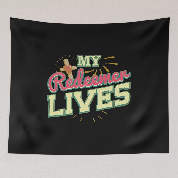 Item preview, My Redeemer Lives - Easter - Christian designed and sold by EstelleStar.