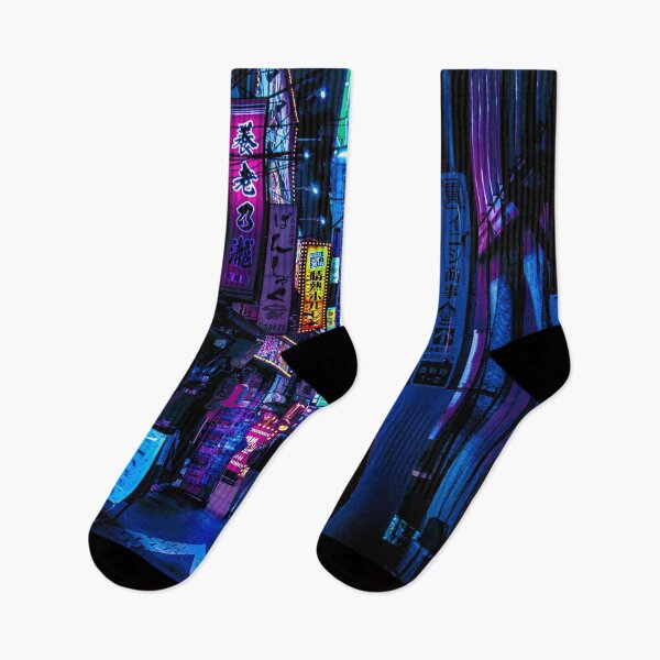 Item preview, Blue Tokyo Alleys designed and sold by Neondreamscapes.