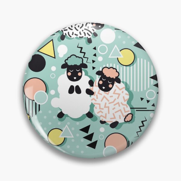Item preview, Mééé Memphis sheep  designed and sold by SelmaCardoso.
