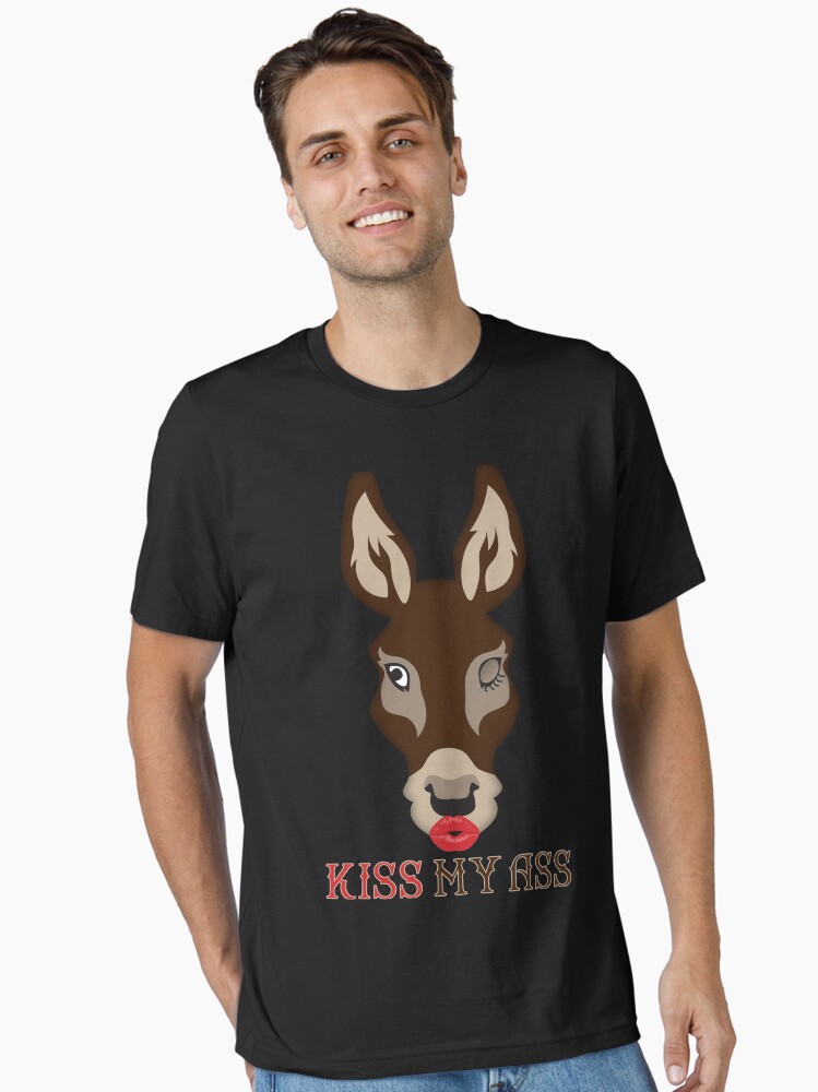 Thumbnail 2 of 7, Essential T-Shirt, Kiss My Ass designed and sold by v-nerd.