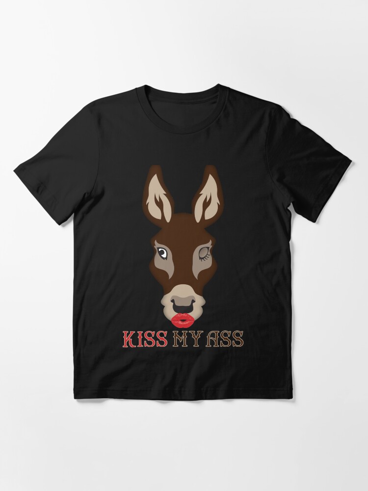 Thumbnail 3 of 7, Essential T-Shirt, Kiss My Ass designed and sold by v-nerd.