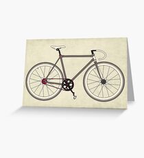 Road Bicycle Greeting Card