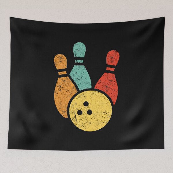 Item preview, Retro Vintage Style Bowling designed and sold by EstelleStar.