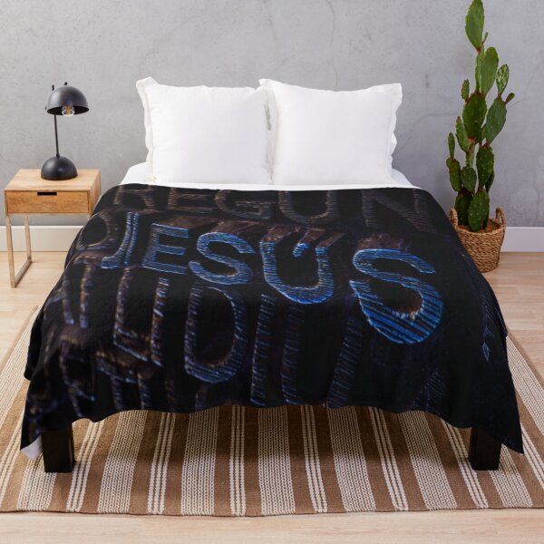 Artikelvorschau, Jesus im blauen Stein Christian God Love entworfen und verkauft von mwagie.