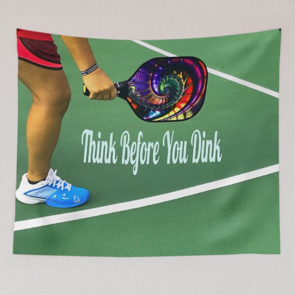 Artikelvorschau, Pickleball Denken Sie, bevor Sie Dink entworfen und verkauft von mwagie.