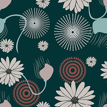Artwork thumbnail, Mandala Flower by Rococodesigns