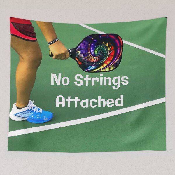 Item preview, Pickleball Funny No Strings Attached designed and sold by mwagie.