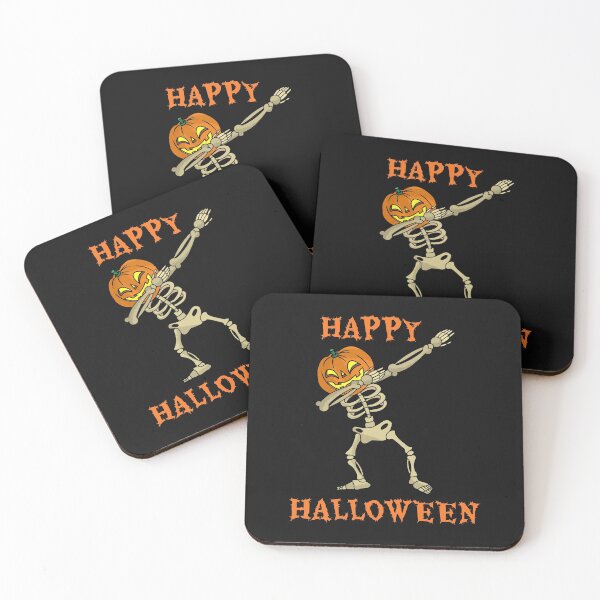 Item preview, Halloween Dabbing Skeleton Pumpkin Head designed and sold by EstelleStar.