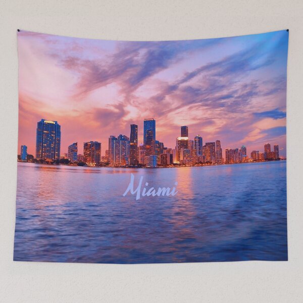 Item preview, Miami Beach Florida City Skyline designed and sold by mwagie.