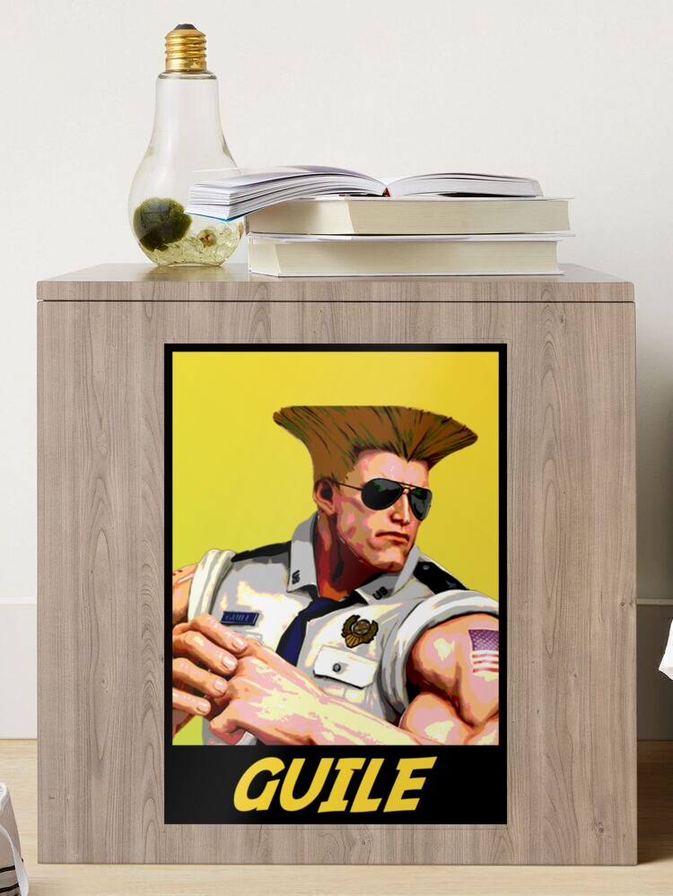 Guile from Street Fighter. Sticker for Sale by NBEdits