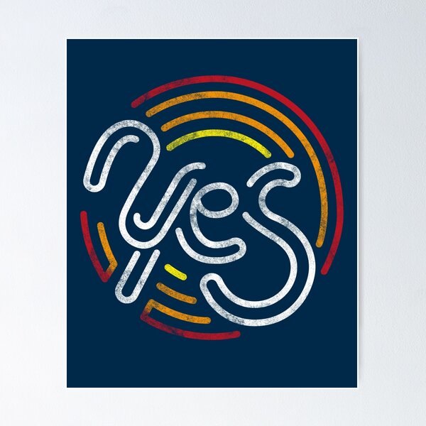 Item preview, Yes - Retro Typographic Art designed and sold by Sebastian Stadler.