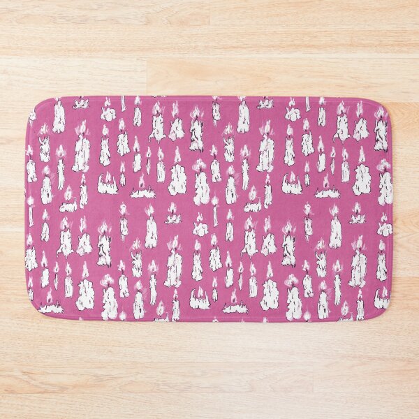 Item preview, candles pattern - pink designed and sold by KarolinaSt.