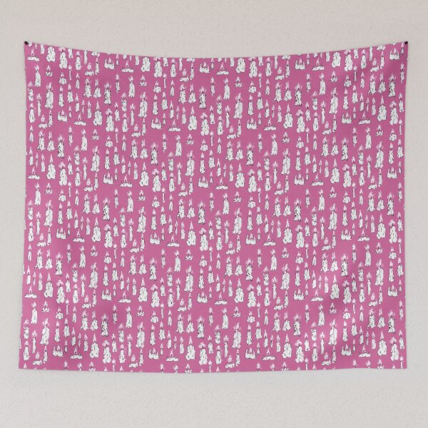 Item preview, candles pattern - pink designed and sold by KarolinaSt.